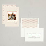 "Rick Rack Frame" - Holiday Cards in Creme by mo kelley - Assembled