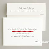 "Rick Rack Frame" - Holiday Cards in Creme by mo kelley - FREE Recipient Addressing