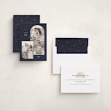 "Joy Trio" - Holiday Cards in Midnight by Pixel and Hank - Assembled