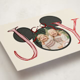 "Disney Mickey O Joy" - Holiday Cards in Champagne by Kamala Nahas - Detail