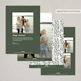 "Dove of Peace" - Holiday Cards in Dove by Leah Bisch - Back of Card Options