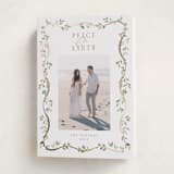 "Adorn Framed" - Holiday Cards in Snow by Everett Paper Goods - Folded Card