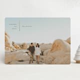 "Just So" - Holiday Cards in Coal by Corinne Malesic - Front