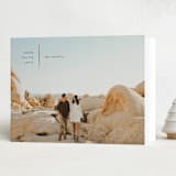 "Just So" - Holiday Cards in Coal by Corinne Malesic - Folded Card