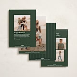 "holiday velvet" - Holiday Cards in Wine by Grae - Back of Card Options