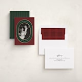 "holiday velvet" - Holiday Cards in Wine by Grae - Assembled