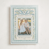 "Christmas Gift" - Holiday Cards in Blue Jay by Paper Sun Studio - Front