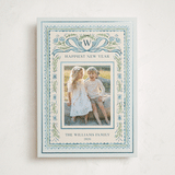 "Christmas Gift" - Holiday Cards in Blue Jay by Paper Sun Studio - Front