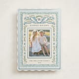 "Christmas Gift" - Holiday Cards in Blue Jay by Paper Sun Studio - Front