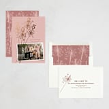 "New Year Sparklers" - Holiday Cards in Dusty Pink by Paula Pecevich - Assembled