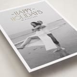 "headline" - Holiday Cards in Snow by Carolyn Nicks - Detail