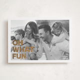 "Holiday Poster" - Holiday Cards in Snow by Maria Alou - Front