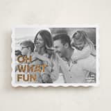 "Holiday Poster" - Holiday Cards in Snow by Maria Alou - Front