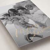 "Signature" - Holiday Cards in Snowflake by Wildfield Paper Co - Detail