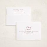 "Signature" - Holiday Cards in Snowflake by Wildfield Paper Co - FREE Recipient Addressing