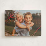 "Tied with Joy" - Holiday Cards in Birch by Leia Matt - Front