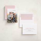 "a joyful family" - Holiday Cards in Coal by Laura Hamm - Assembled