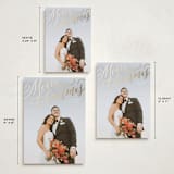 "Modern Merry Christmas" - Holiday Cards in Winter Rose by Wildfield Paper Co - Formats Available