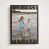 "Headlines" - Holiday Cards in Midnight by Ekko Studio - Front