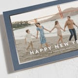 "Skyline" - Holiday Cards in Navy by Wildfield Paper Co - Detail