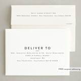"Skyline" - Holiday Cards in Navy by Wildfield Paper Co - FREE Recipient Addressing
