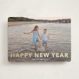 "Gilded" - Holiday Cards in Linen by Angela Thompson - Front