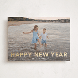 "Gilded" - Holiday Cards in Linen by Angela Thompson - Front