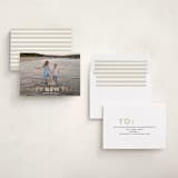 "Gilded" - Holiday Cards in Linen by Angela Thompson - Assembled