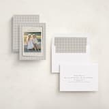 "Gingham Vintage" - Holiday Cards in Ash by Emily Betts - Assembled