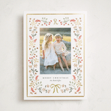 "Lafayette" - Holiday Cards in Sage by Melanie Kosuge - Front