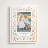 "Lafayette" - Holiday Cards in Sage by Melanie Kosuge - Front