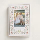 "Lafayette" - Holiday Cards in Sage by Melanie Kosuge - Folded Card