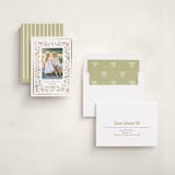"Lafayette" - Holiday Cards in Sage by Melanie Kosuge - Assembled