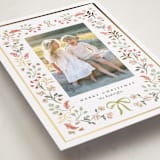 "Lafayette" - Holiday Cards in Sage by Melanie Kosuge - Detail