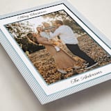 "Little Stripes" - Holiday Cards in Pool by Annie Shapiro - Detail