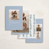 "Soft Garland" - Holiday Cards in Wintermint by frau brandt - Back of Card Options