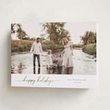 "modernist" - Holiday Cards in Snow by Christy Hy Lee - Folded Card