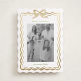 "watercolor ribbon frame" - Holiday Cards in Sage by Cass Loh - Front