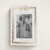 "watercolor ribbon frame" - Holiday Cards in Sage by Cass Loh - Folded Card