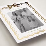 "watercolor ribbon frame" - Holiday Cards in Sage by Cass Loh - Detail