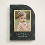 "Balmoral Green" - Holiday Cards in Pine by Olivia Kanaley Inman - Front