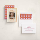 "Cheerful Stack" - Holiday Cards in Pumpkin by Ekko Studio - Assembled