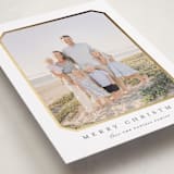 "Vintage Bevel" - Holiday Cards in Ash by Carolyn MacLaren - Detail