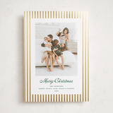 "Mini Cabana Stripes" - Holiday Cards in Pine by Erika Firm - Front