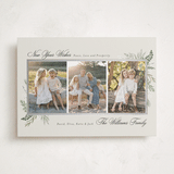 "Warmest Wish" - Holiday Cards in Frost by Susan Moyal - Front