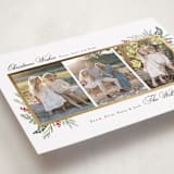 "Warmest Wish" - Holiday Cards in Peppermint by Susan Moyal - Detail