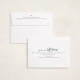 "Greenery & Gold" - Holiday Cards in Fir by Hannah Williams - FREE Recipient Addressing
