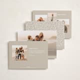 "Softly Merry" - Holiday Cards in Pinecone by Design Lotus - Back of Card Options