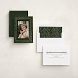 "Antique Greenery" - Holiday Cards in Fir by Jenna Holcomb - Assembled