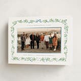 "Le Ruban" - Holiday Cards in Frost by Gwen Bedat - Folded Card